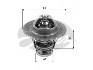GATES TH22285G1 termostatas, aušinimo skystis 
 Aušinimo sistema -> Termostatas/tarpiklis -> Thermostat
19301-PLZ-D00, Y70715171, 1338075