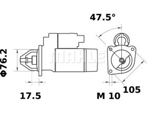 MAHLE ORIGINAL MS 378 starteris 
 Elektros įranga -> Starterio sistema -> Starteris
5 023 431, 5 023 549, 6 203 379