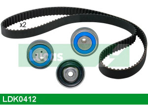 LUCAS ENGINE DRIVE LDK0412 paskirstymo diržo komplektas 
 Techninės priežiūros dalys -> Papildomas remontas