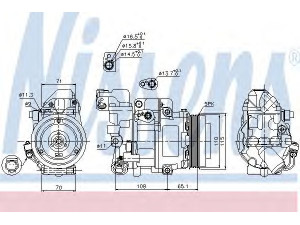 NISSENS 89051 kompresorius, oro kondicionierius 
 Oro kondicionavimas -> Kompresorius/dalys
000 230 59 11, 000 230 79 11, 000 230 94 11