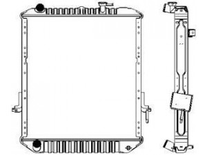 SAKURA  Automotive 1241-0321 radiatorius, variklio aušinimas