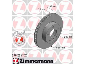 ZIMMERMANN 290.2257.20 stabdžių diskas 
 Dviratė transporto priemonės -> Stabdžių sistema -> Stabdžių diskai / priedai
JLM 12304, JLM 1826, JLM 20341