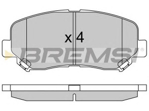 BREMSI BP3535 stabdžių trinkelių rinkinys, diskinis stabdys
K0Y1-33-23Z, K0Y1-33-28Z, K0Y13323Z