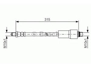 BOSCH 1 987 476 432 stabdžių žarnelė 
 Stabdžių sistema -> Stabdžių žarnelės
4405655, 9120711, 77 04 001 952