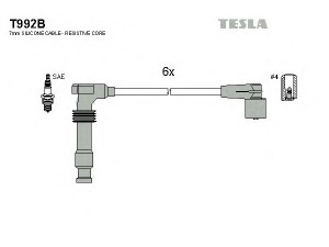 TESLA T992B uždegimo laido komplektas 
 Kibirkšties / kaitinamasis uždegimas -> Uždegimo laidai/jungtys
1612603, 1612619