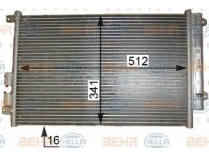 HELLA 8FC 351 343-501 kondensatorius, oro kondicionierius 
 Oro kondicionavimas -> Kondensatorius
468 1485 0