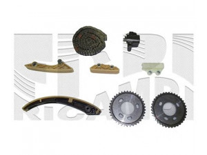 KM International KCD106 pavaros grandinės komplektas 
 Variklis -> Variklio uždegimo laiko reguliavimo kontrolė -> Sinchronizavimo grandinė/įtempiklis/kreiptuvas -> Pavaros grandinės komplektas