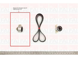 FAI AutoParts TBK441 paskirstymo diržo komplektas