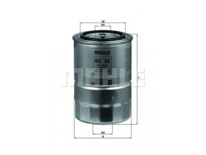 KNECHT KC 82 kuro filtras 
 Filtrai -> Kuro filtras
820 311, PN1213ZA5, MB433425, MD433425