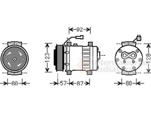 VAN WEZEL 0200K203 kompresorius, oro kondicionierius 
 Oro kondicionavimas -> Kompresorius/dalys
JPB500270