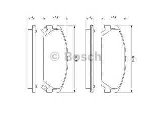 BOSCH 0 986 460 936 stabdžių trinkelių rinkinys, diskinis stabdys 
 Techninės priežiūros dalys -> Papildomas remontas
45022-SB2-780, 45022-SD2-505, 45022-SD2-506