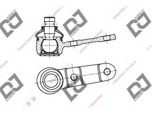 DJ PARTS DB1313 atramos/vairo trauklė 
 Ašies montavimas/vairavimo mechanizmas/ratai -> Sujungimai -> Atramos/vairo trauklė
1033616, 1047853, 89FB3395AB, 94FB3395AB