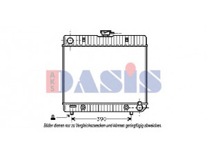 AKS DASIS 120041N radiatorius, variklio aušinimas
1235015601, A1235015601