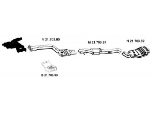 EBERSPÄCHER 212288 išmetimo sistema 
 Išmetimo sistema -> Išmetimo sistema, visa