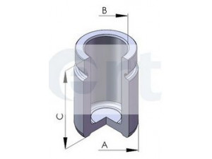 ERT 150703-C stūmoklis, stabdžių apkaba 
 Stabdžių sistema -> Stabdžių matuoklis -> Stabdžių dalys
MB857613, 47731-14100