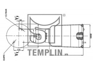 ST-TEMPLIN 04.060.6106.280 dėklas, pneumatinė pakaba
513 985, 513 985