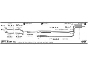 IMASAF 577000026 išmetimo sistema 
 Išmetimo sistema -> Išmetimo sistema, visa