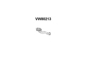 VENEPORTE VW80213 išleidimo kolektorius 
 Išmetimo sistema -> Išmetimo vamzdžiai
357253091N, 3A0253091H, 3A0253091M