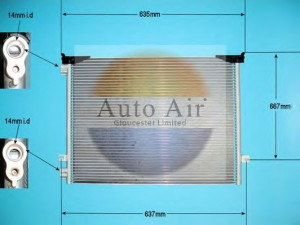 AUTO AIR GLOUCESTER 16-1379A kondensatorius, oro kondicionierius 
 Oro kondicionavimas -> Kondensatorius
7700312901, 8200073912, 4408429