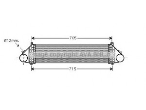 AVA QUALITY COOLING VO4164 tarpinis suslėgto oro aušintuvas, kompresorius 
 Variklis -> Oro tiekimas -> Įkrovos agregatas (turbo/superįkrova) -> Tarpinis suslėgto oro aušintuvas
31317905, 31338118