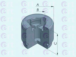 ERT 150980-C stūmoklis, stabdžių apkaba 
 Stabdžių sistema -> Stabdžių matuoklis -> Stabdžių dalys