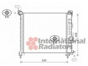 VAN WEZEL 37002561 radiatorius, variklio aušinimas 
 Aušinimo sistema -> Radiatorius/alyvos aušintuvas -> Radiatorius/dalys
1300309, 1300309-13283249, 13283249