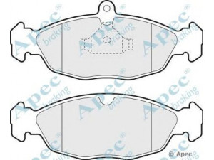 APEC braking PAD730 stabdžių trinkelių rinkinys, diskinis stabdys 
 Techninės priežiūros dalys -> Papildomas remontas
JLM21344, 1605087, 1605455, 1605810