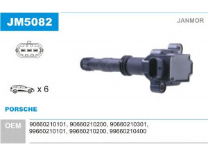 JANMOR JM5082 ritė, uždegimas 
 Kibirkšties / kaitinamasis uždegimas -> Uždegimo ritė
90660210101, 90660210200, 90660210301