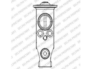 DELPHI TSP0585122 išsiplėtimo vožtuvas, oro kondicionavimas 
 Oro kondicionavimas -> Vožtuvai