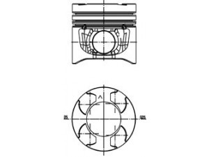 KOLBENSCHMIDT 40272600 stūmoklis 
 Variklis -> Cilindrai/stūmokliai
44 31 754, 44 31 755, 93161854