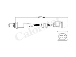 CALORSTAT by Vernet LS150012 lambda jutiklis
11787523434, 11787523435