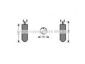 AVA QUALITY COOLING RTD364 džiovintuvas, oro kondicionierius 
 Oro kondicionavimas -> Džiovintuvas
8200052125, 8200071647