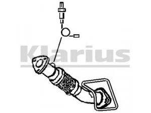 KLARIUS 301695 išleidimo kolektorius 
 Išmetimo sistema -> Išmetimo vamzdžiai
7700844798