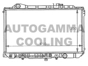 AUTOGAMMA 100504 radiatorius, variklio aušinimas
F80215200E