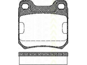 TRISCAN 8110 24866 stabdžių trinkelių rinkinys, diskinis stabdys 
 Techninės priežiūros dalys -> Papildomas remontas
1605026, 1605031, 1605047, 1605687