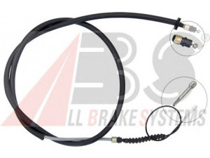A.B.S. K13071 trosas, stovėjimo stabdys 
 Stabdžių sistema -> Valdymo svirtys/trosai
46410-35830