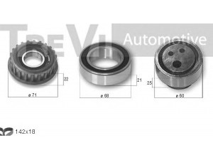 TREVI AUTOMOTIVE KD1180 paskirstymo diržo komplektas 
 Techninės priežiūros dalys -> Papildomas remontas