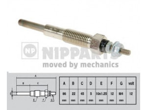 NIPPARTS J5713002 kaitinimo žvakė 
 Kibirkšties / kaitinamasis uždegimas -> Kaitinimo kaištis
S210-18-140