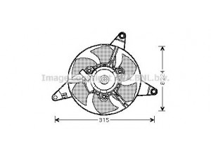 AVA QUALITY COOLING FT7550 ventiliatorius, radiatoriaus 
 Aušinimo sistema -> Oro aušinimas
46541006, 46542852, 7533148, 7556709