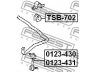 FEBEST 0123-430 šarnyro stabilizatorius 
 Ašies montavimas/vairavimo mechanizmas/ratai -> Stabilizatorius/fiksatoriai -> Savaime išsilyginanti atrama
52320-S5A-013, 48810-05012, 48810-44010