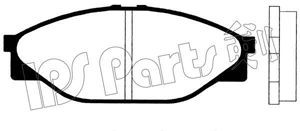 IPS Parts IBD-1214 stabdžių trinkelių rinkinys, diskinis stabdys 
 Techninės priežiūros dalys -> Papildomas remontas
04465-35220, 0446535220, 0446535270