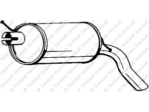 BOSAL 233-387 galinis duslintuvas 
 Išmetimo sistema -> Duslintuvas
1029673, 1067573, 1087574, 1206010