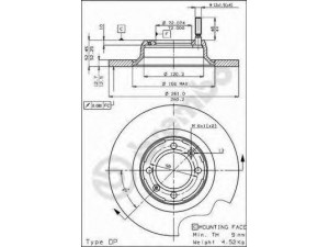 BREMBO 08.4070.10 stabdžių diskas 
 Dviratė transporto priemonės -> Stabdžių sistema -> Stabdžių diskai / priedai
116382201401, 60533706, 60702446