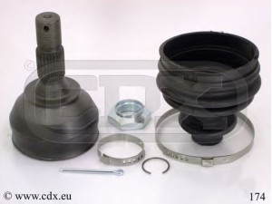 CDX 174 jungčių komplektas, kardaninis velenas 
 Ratų pavara -> Sujungimai/komplektas