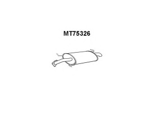 VENEPORTE MT75326 galinis duslintuvas 
 Išmetimo sistema -> Duslintuvas
MR373950