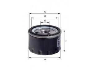 UNIFLUX FILTERS XO78 alyvos filtras 
 Techninės priežiūros dalys -> Techninės priežiūros intervalai
MLS 000-169, 71736169, 7683815