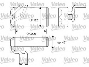 VALEO 812069 šilumokaitis, salono šildymas 
 Šildymas / vėdinimas -> Šilumokaitis
JEF10002