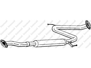 BOSAL 282-887 vidurinis duslintuvas 
 Išmetimo sistema -> Duslintuvas
17420-74080