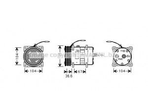 AVA QUALITY COOLING UVK084 kompresorius, oro kondicionierius