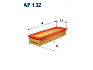 FILTRON AP132 oro filtras 
 Techninės priežiūros dalys -> Techninės priežiūros intervalai
1444Q1, 7701032111, 7701032117
